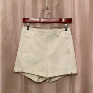 White shorts size small